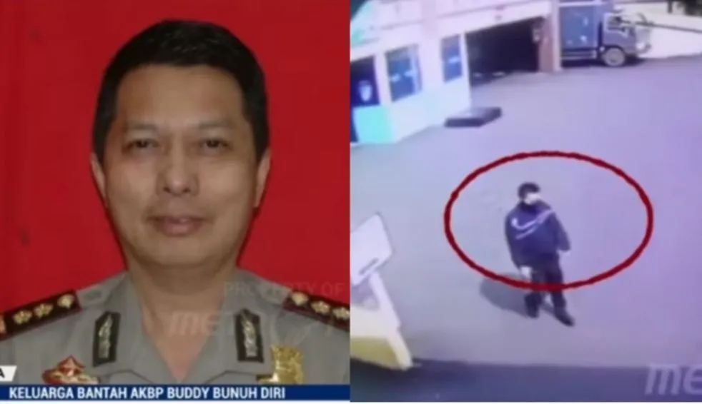 Inilah Detik-detik AKBP Buddy Towoliu Terekam CCTV Sebelum Tewas Tertabrak Kereta