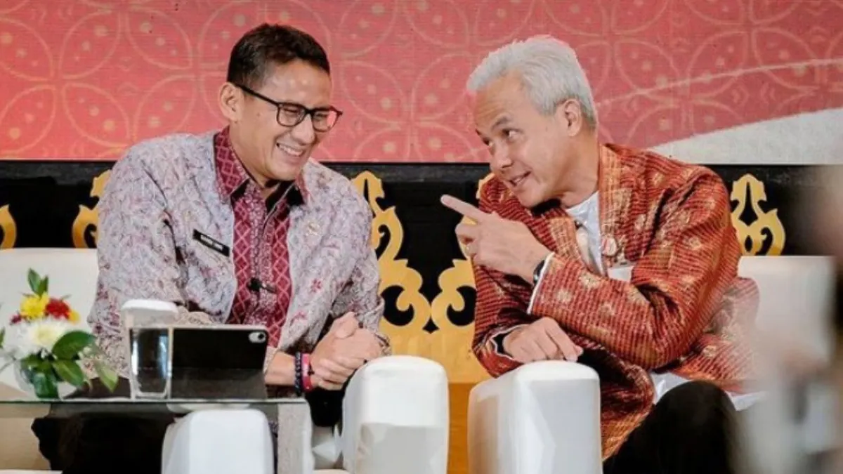 Sandiaga Uno dan Ganjar Pranowo