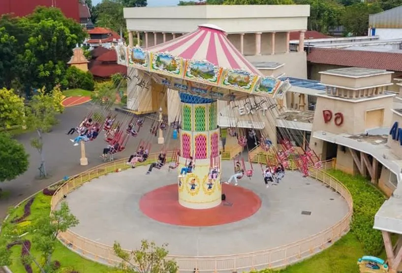 Ilustrasi Ancol dan Dufan saat libur Lebaran.