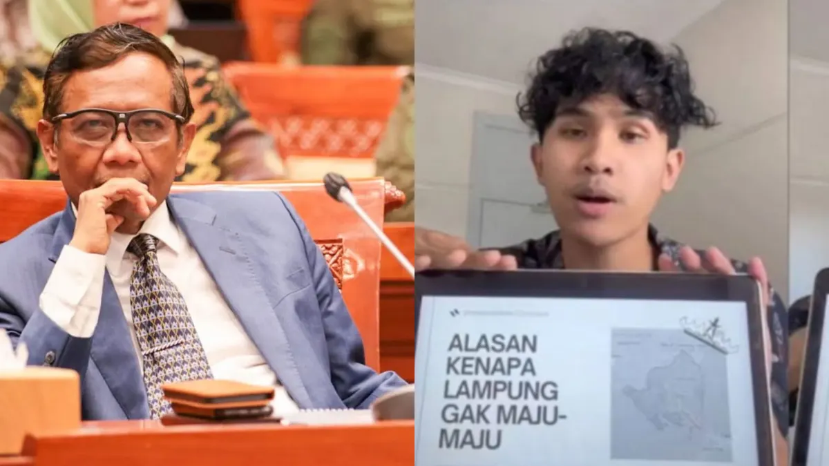 Menko Polhukam Mahfud MD turut angkat bicara soal kasus viral seorang TikToker asal Lampung bernama Bima Yudho.