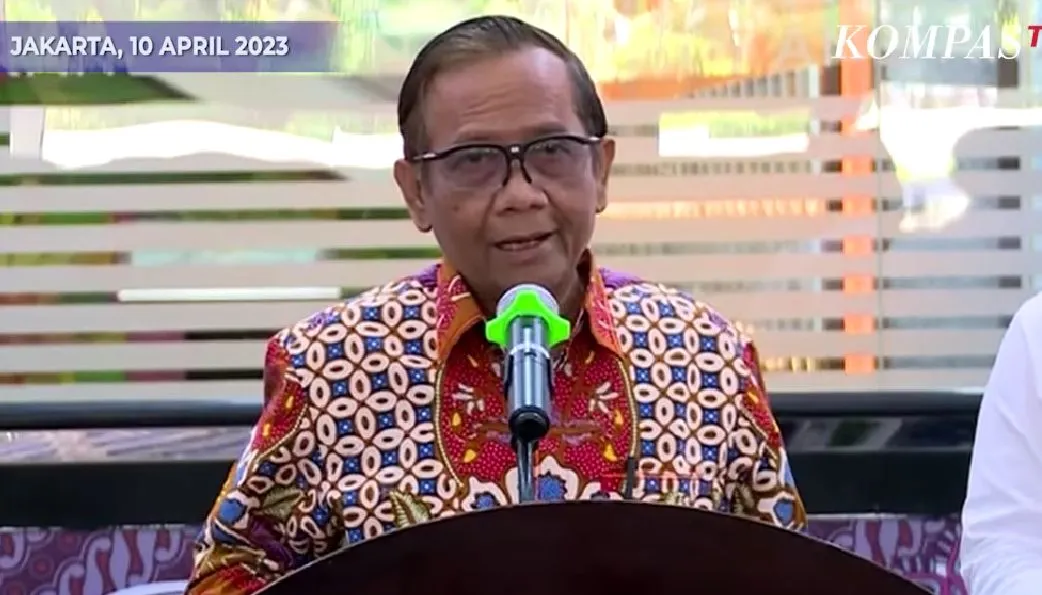 Menkopolhukam Mahfud MD