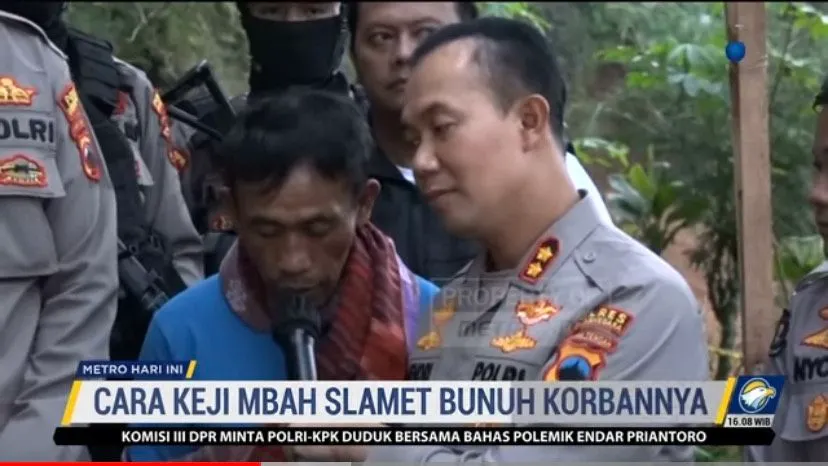 Slamet Tohari alias Mbah Slamet, dukun palsu pengganda uang telah membuka praktek dukun ini sejak 2020.