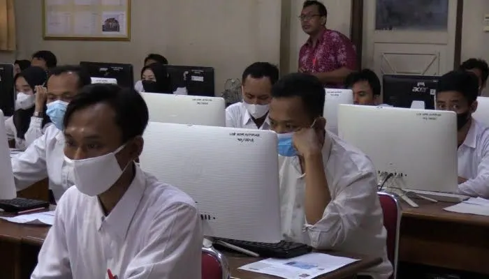 Ilsutrasi ujian SKT PPPK