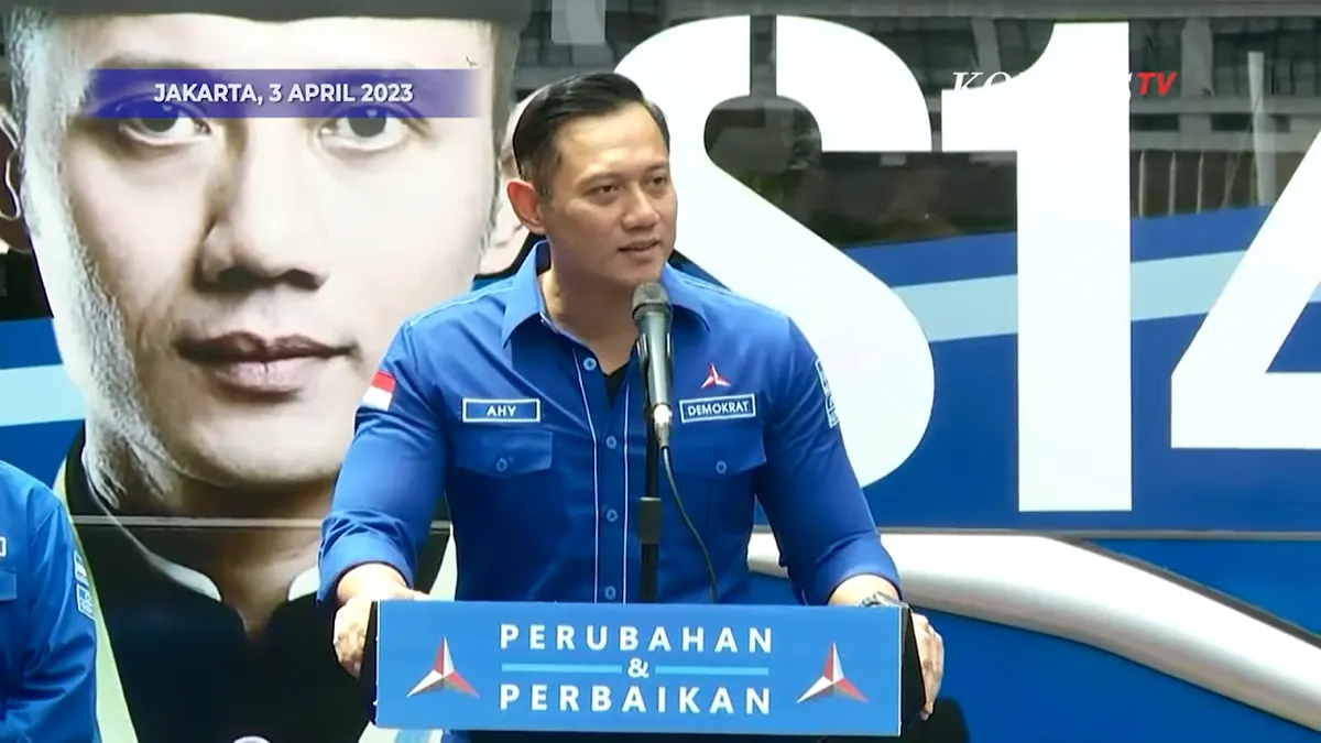 Agus Harimurti Yudhoyono (AHY) kesal dan menyesali gagalnya Indonesia menjadi tuan rumah Piala Dunia U-20, singgung pemilu.
