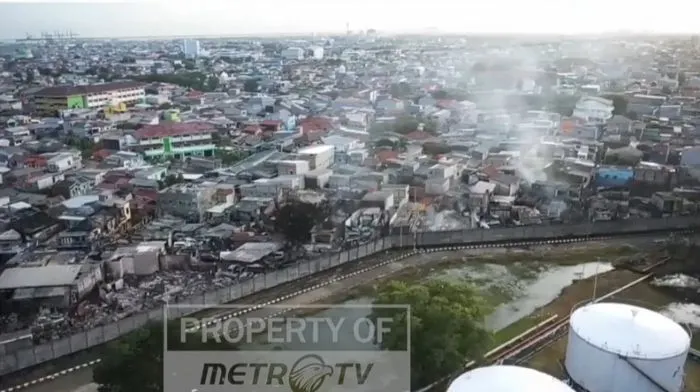 Potret pemukiman di sekitar Depo Pertamina Plumpang