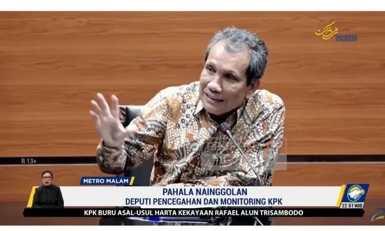 Deputi Pencegahan KPK, Pahala Nainggolan memberikan tanggapan mengenai kasus harta kekayaan yang dimiliki oleh Rafael Alun Trisambodo yang tidak biasa.