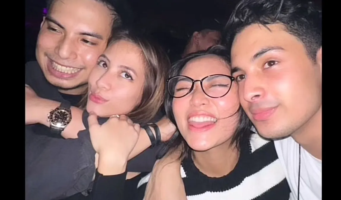 Okin, Zara, Rachel Vennya, dan Salim Nauderer