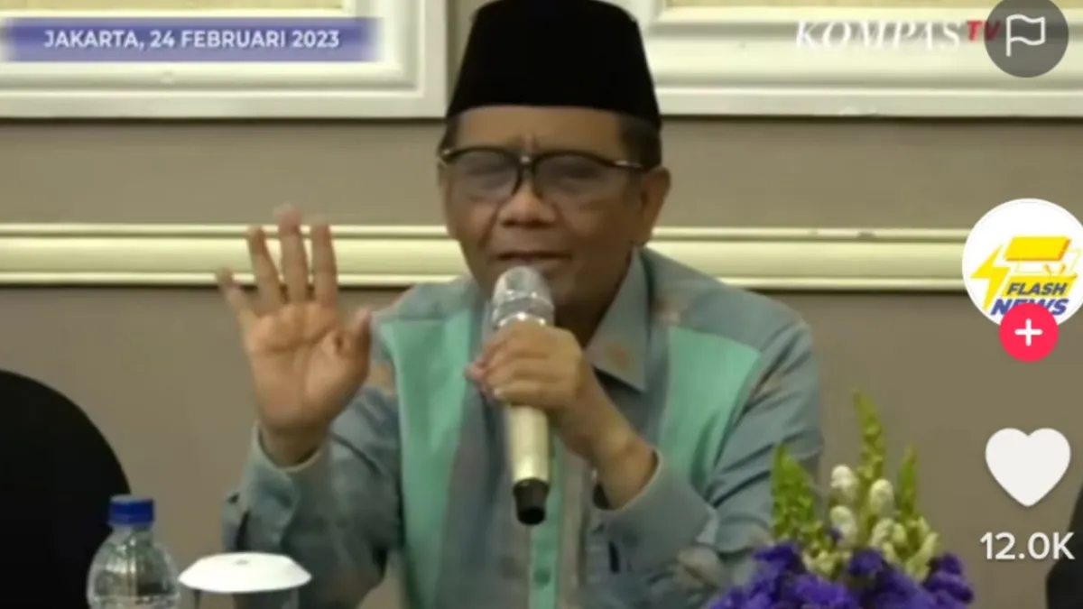 Kasus Penganiayaan Mario Dandy Terhadap David Mendapat Banyak Kecaman, Mahfud MD: Itu Jahat Sekali!