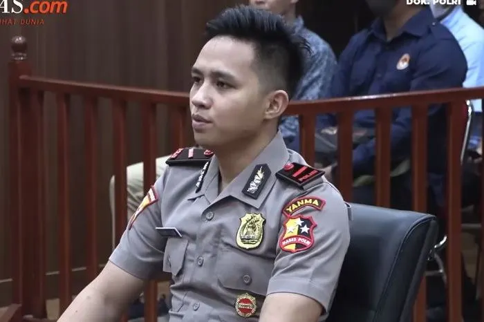 Richard Eliezer saat sidang kode etik Polri.(Tangkap Layar YouTube KOMPASTV)