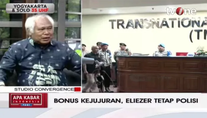 Soleman Ponto memberi tanggapan soal Richard Eliezer yang tak dipecat Polri