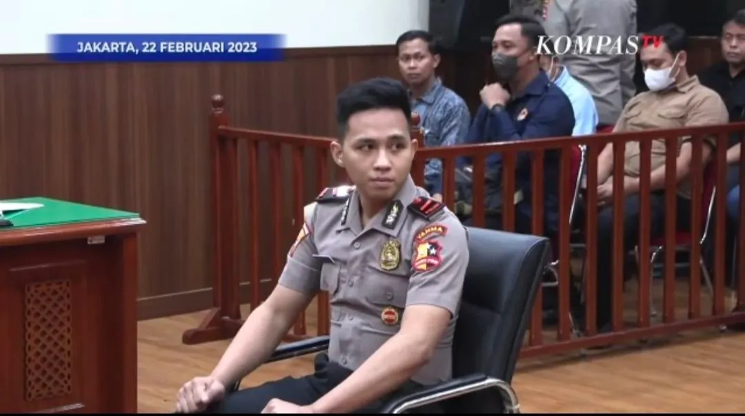 Potret Richard Eliezer di Sidang Kode Etik