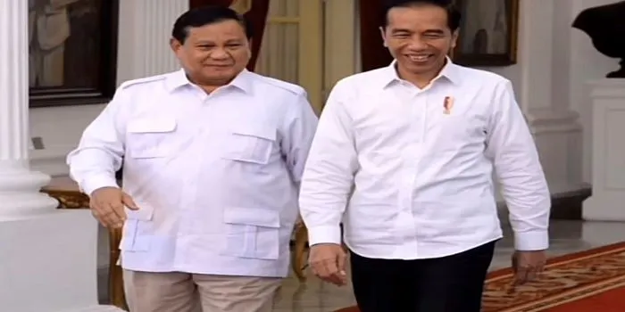 Menhan Prabowo Subianto dan Presiden Joko Widodo