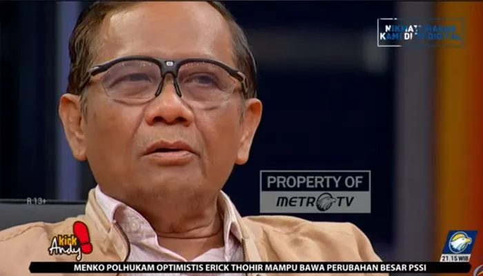 Menko Polhukam Mahfud MD