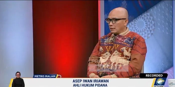 Ahli hukum pidana Asep Iwan Iriawan