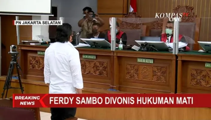 MERINDING! Ferdy Sambo Dijatuhi Vonis Hukuman Mati: Penonton Teriak Histeris, Hakim Wahyu sampai Terbata-bata