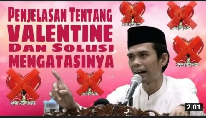 Bolehkah Hari Valentine Dirayakan dalam Hukum Islam?&nbsp;Ustaz Abdul Somad Beberkan&nbsp;Pandangan Uniknya