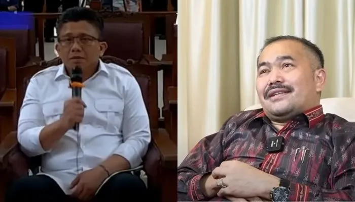 Ferdy Sambo dan Kamaruddin Simanjuntak (Tangkapan layar YouTube Uya Kuya TV dan Kompas TV)