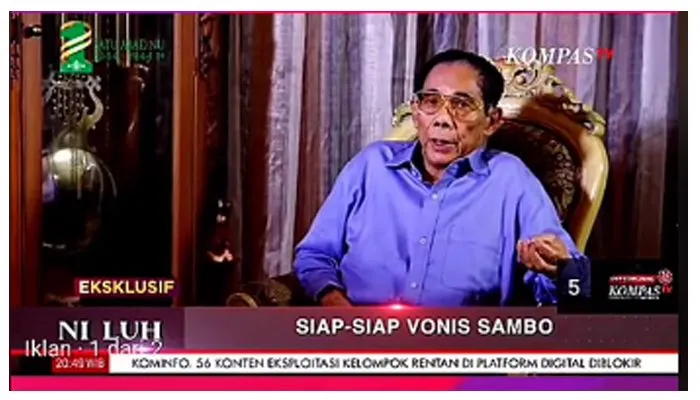 Djoko Sarwoko menyebut seharusnya Ferdy Sambo bisa dituntut mati karena tidak ada faktor yang meringankan.