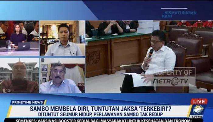 Ferdy Sambo Malah Curhat Saat Bacakan Nota Pembelaan, Pakar Hukum Pidana: Hakim Bukan Biang Gosip!