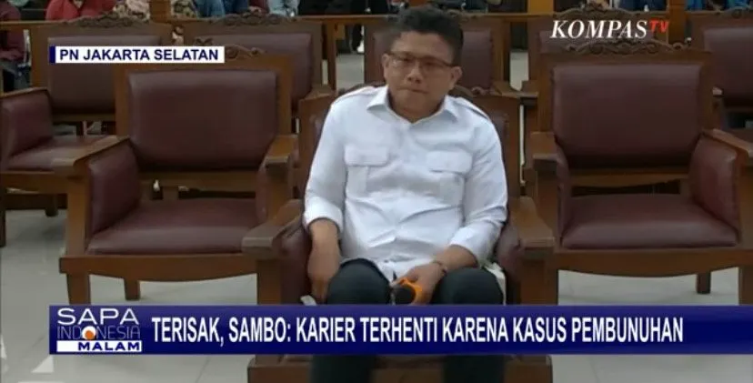 Ferdy Sambo Terisak: Berkarir 28 Tahun, Saya Malu Harus Berhenti di Sini
