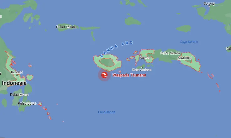 Gempa Magnitudo 7,9 Mengguncang Maluku, BMKG Rilis Peringatan Dini Gelombang Tsunami!