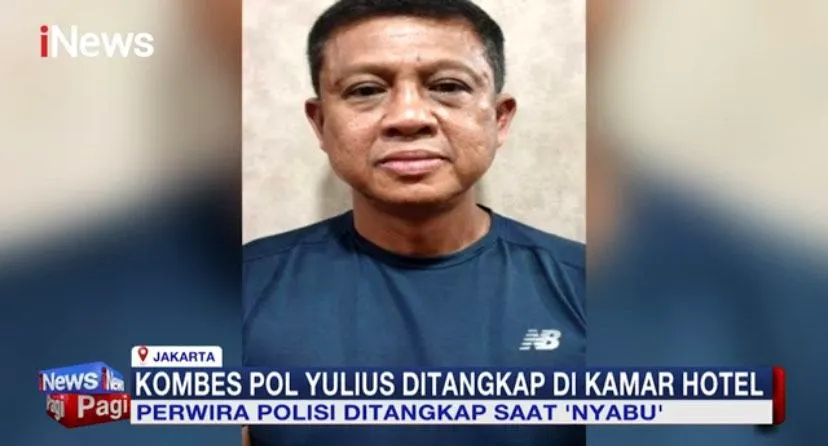 Profil Kombes Pol Yulius Yang Tertangkap Narkoba Bersama Teman Wanitanya Inisial R