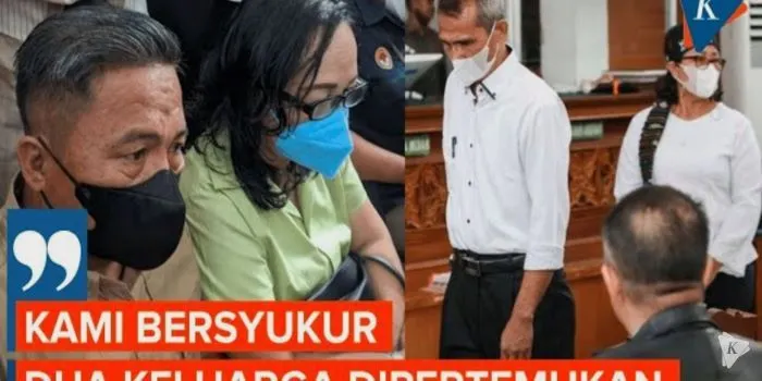 Penuh haru kedatangan orang tua Richard Eliezer pertama kali dalam persidangan