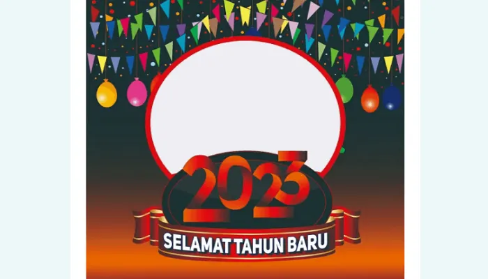 Twibbon Tahun Baru 2023.