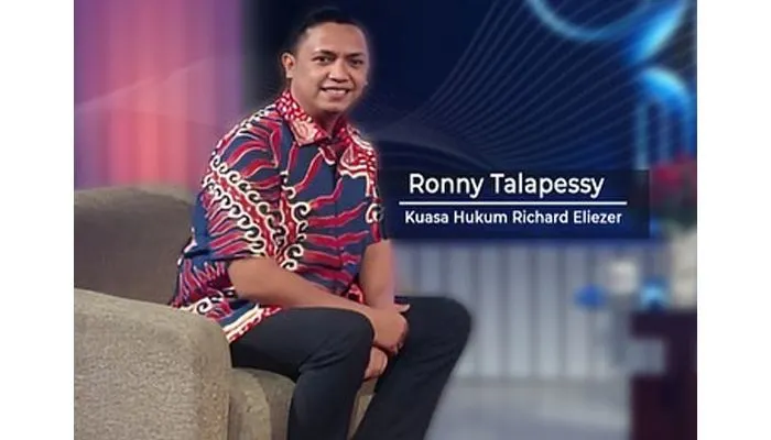 Jadi Kuasa Hukum Richard Eliezer, Pengacara Tersohor Ronny Talapessy Tidak Dapat Honor Melainkan Teror