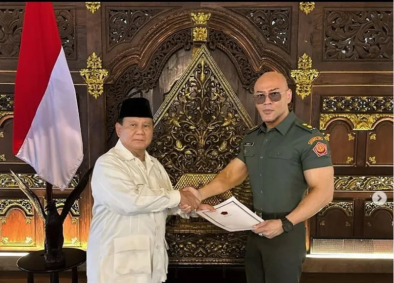 Deddy Corbuzier Terima Pangkat Kehormatan Letkol Tituler TNI AD dari Prabowo, Apa Itu?