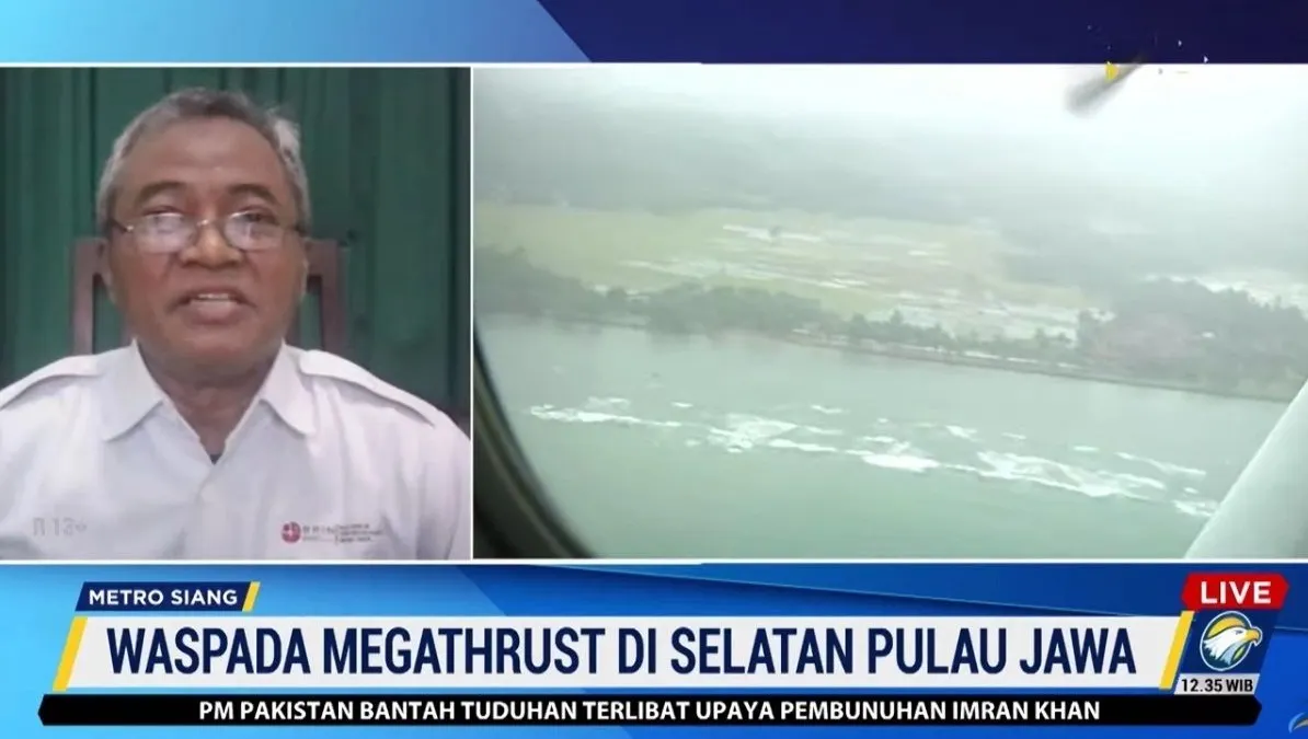 Meski Tak Tahu Kapan, Pakar BRIN Ingatkan Potensi Tsunami 34 Meter Dipicu Gempa Megathrust di Selatan Jawa dan Barat Daya Sumatra