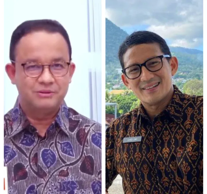 Anies Baswedan dan Sandiaga Uno