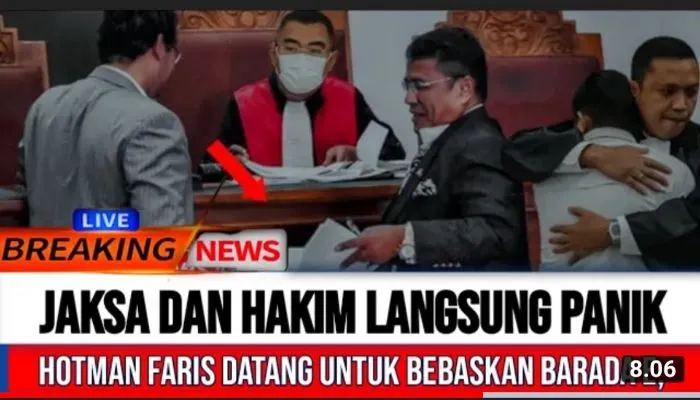 Hakim dan Jaksa Panik Ketakutan, Hotman Paris Tiba-tiba Hadir di Persidangan Bebaskan Bharada E, Cek Faktanya!