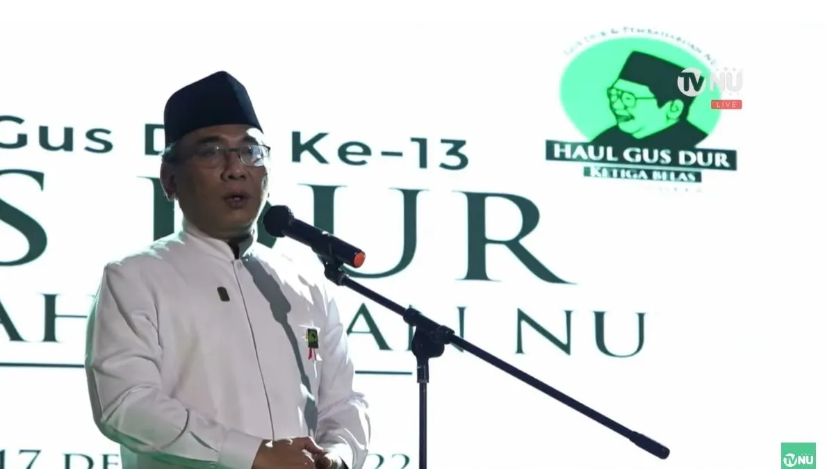 Ketua Umum PBNU Yahya Staquf: Gus Dur Itu Wali Ke 10