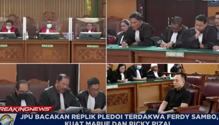 Tolak Nota Pembelaan dan Singgung Penasihat Hukum Ricky Rizal, JPU: Tak Profesional dan Cenderung Menyesatkan