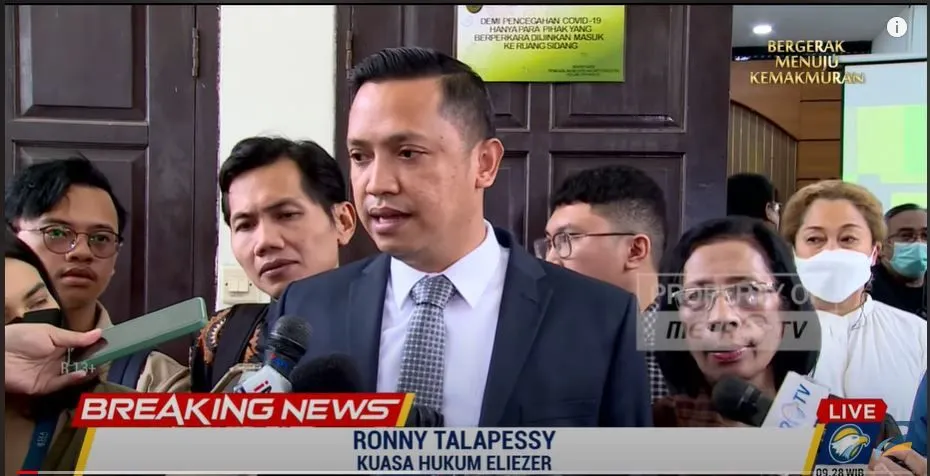 Jelang Sidang Tuntutan Richard Eliezer, Ronny Talapessy Sebut 3 Poin Penting Terkait Kliennya, Apa Saja?