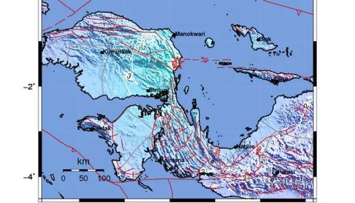 Gempa M5.3 Guncang Ransiki Papua Barat, BMKG: Tidak Berpotensi Tsunami