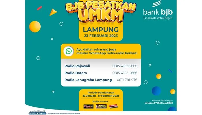 Workshop Bisnis bjb PESATkan UMKM Hadir di Lampung