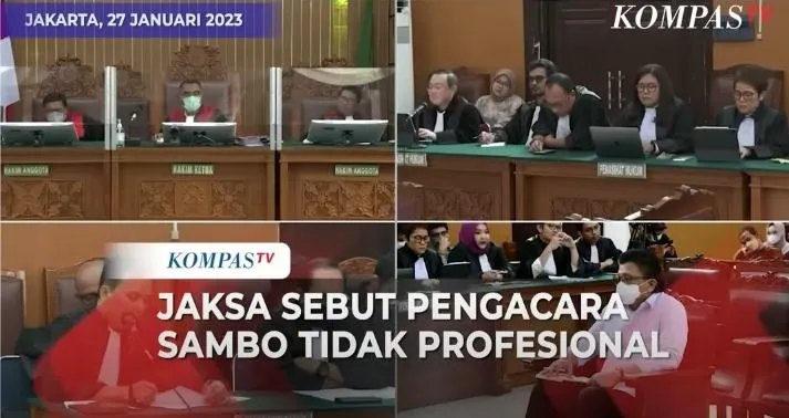 Skak Mat! JPU Permalukan Penasihat Hukum Ferdy Sambo di Persidangan: Benar-benar Tidak Professional