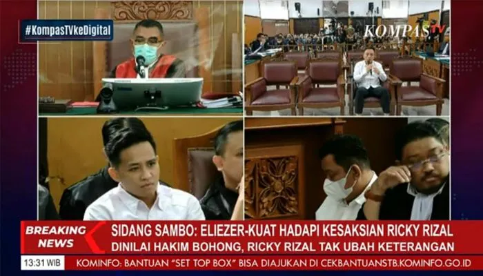 Sejumlah Kejanggalan dari Kesaksian Ricky Rizal, Hakim: Bagaimana Bisa Ajudannya Tak Satu Mobil dengan Putri?