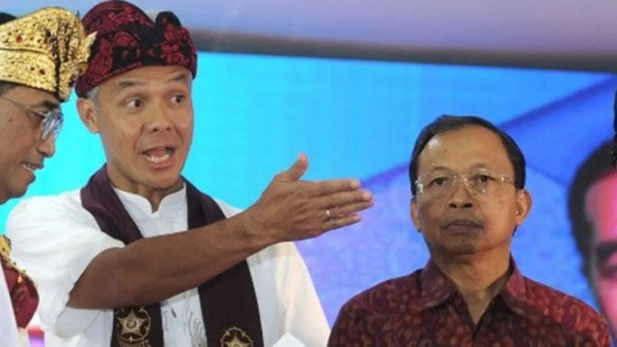 Ganjar Pranowo dan I Wayan Koster