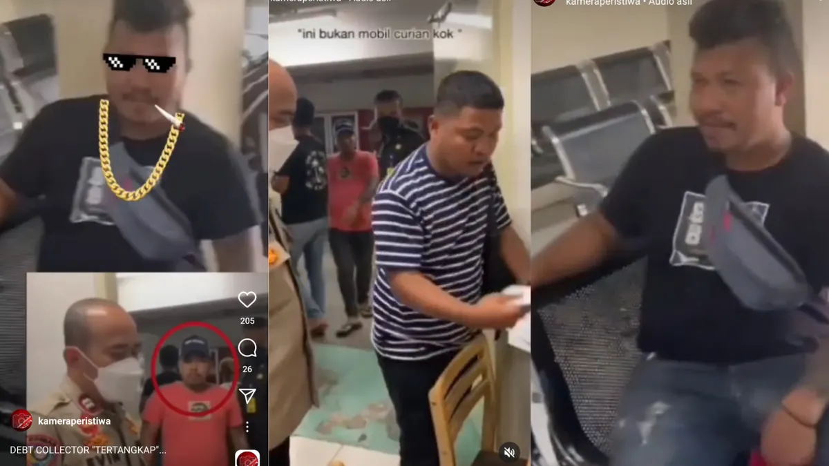 Potret Debt Collector yang Viral 