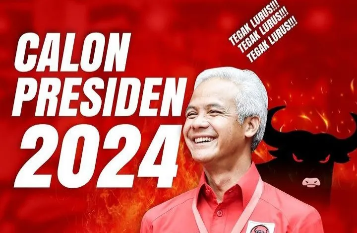 Ganjar Pranowo maju sebagai capres dari PDI Perjuangan 