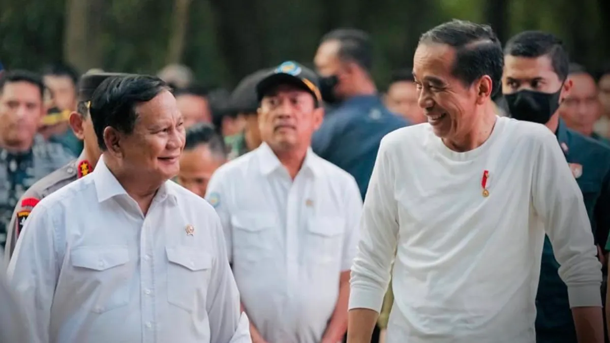 Di depan Prabowo, Jokowi meminta para menterinya yang mencalonkan diri sebagai capres agar mengambil cuti.