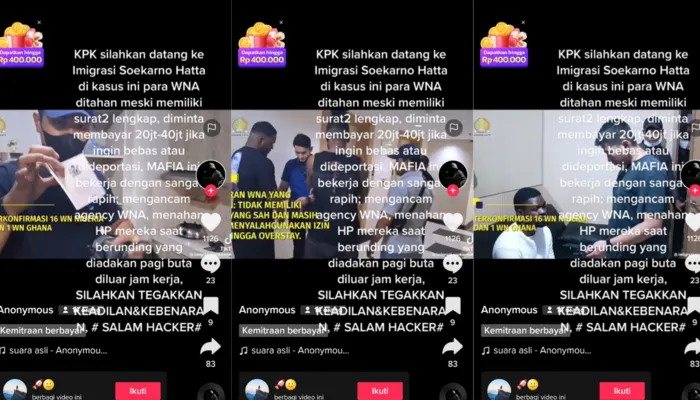 Viral Dugaan Oknum Mafia di Imigrasi Soekarno Hatta