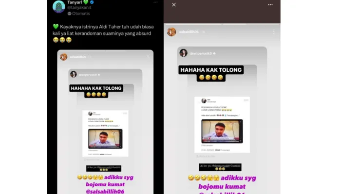 Postingan Salsibilih Istri Aldi Taher