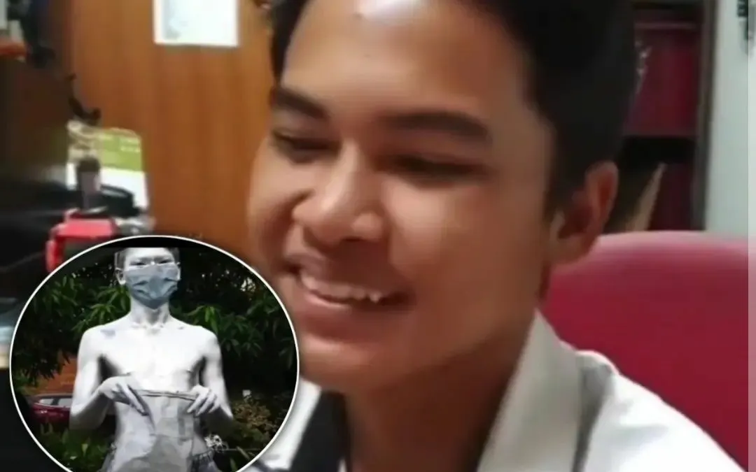 Manusia silver ditawarkan pekerjaan oleh diduga pemilik hotel.