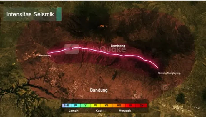 Simulasi Jika Sesar Lembang Picu Gempa Magnitudo 6.8 di Jawa Barat, Ini yang Harus Dilakukan Masyarakat!