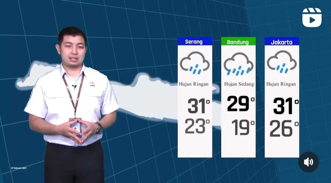 Prakiraan Cuaca DKI Jakarta Hari Ini Selasa 7 Februari 2023, BMKG: Siang Hujan, Malam Berawan