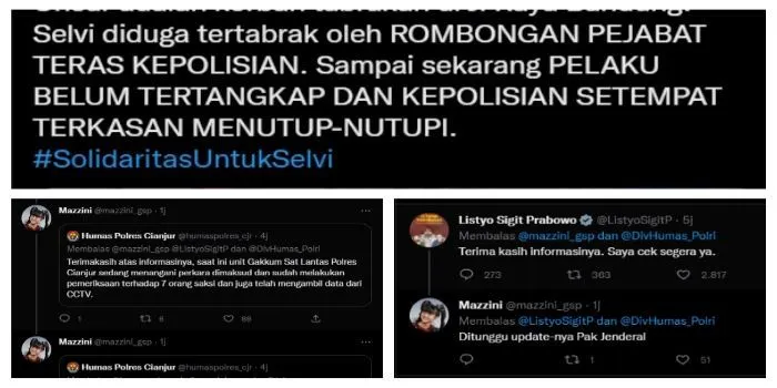 Viral di Media Sosial Lalu Dikomentari oleh Kapolri, Polres Baru Bergerak usut mahasiswa yang tertabrak